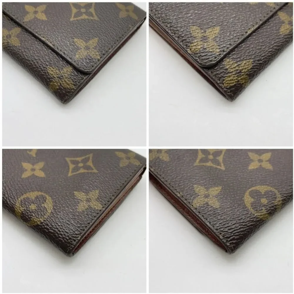 Auth Louis Vuitton Monogram Porte monnaie zip wallet NS121066, 8912AN